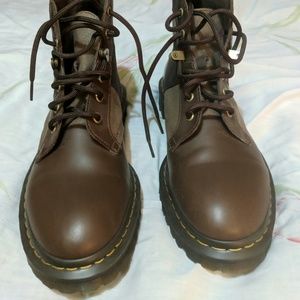 Dr Marten Size 42/10 Boot Brown Leather and Canvas
